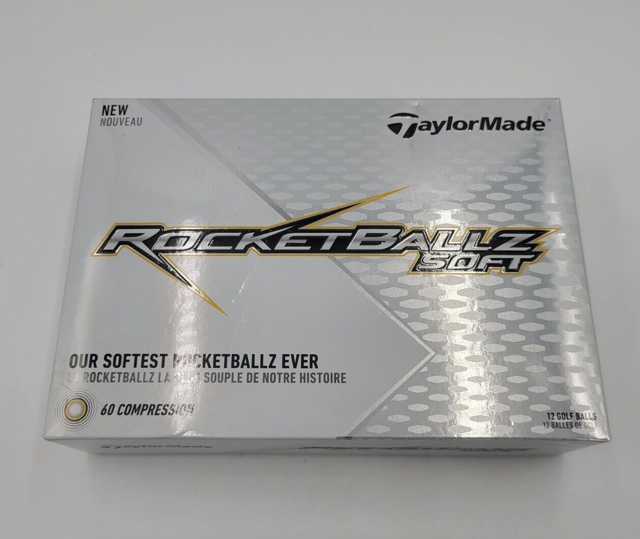 TaylorMade RocketBallz Soft 60 Compression Golf Balls 12 Pack NIB
