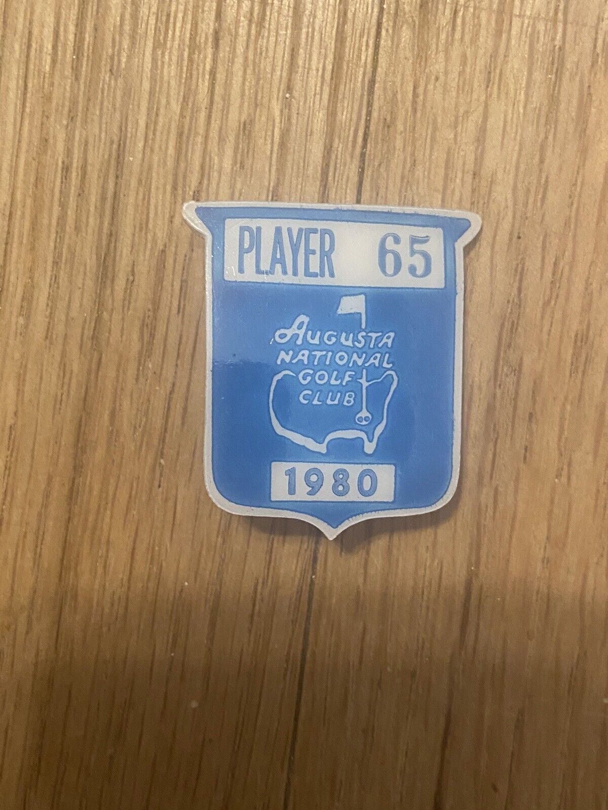 RARE 1980 Masters Golf PLAYER’S Badge Augusta National-MAKE OFFER