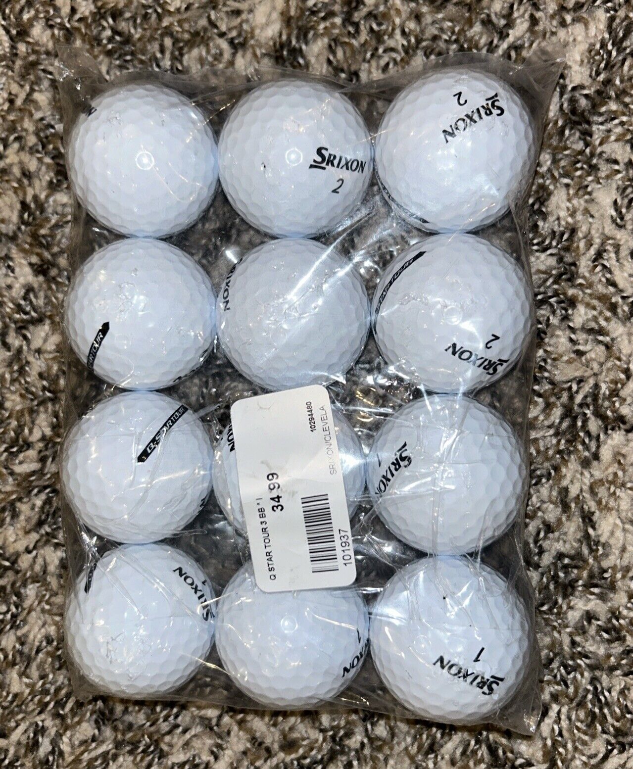 12 Srixon Q-Star Tour New Golf Balls / No Box