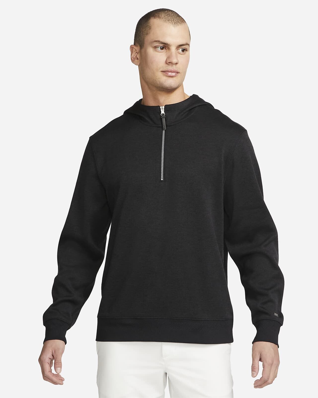 Nike Dri-FIT Men\'s Golf Hoodie 1/4 Zip Pullover Black Size XL $115 DN1906-010