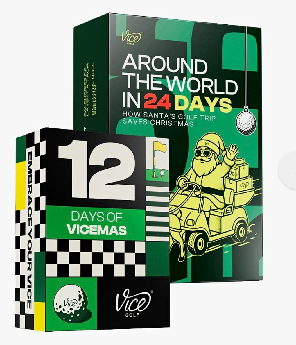 Vice Golf Advent Calendars 36-Ball Bundle from 2 Advent Calendars. Pre-sale