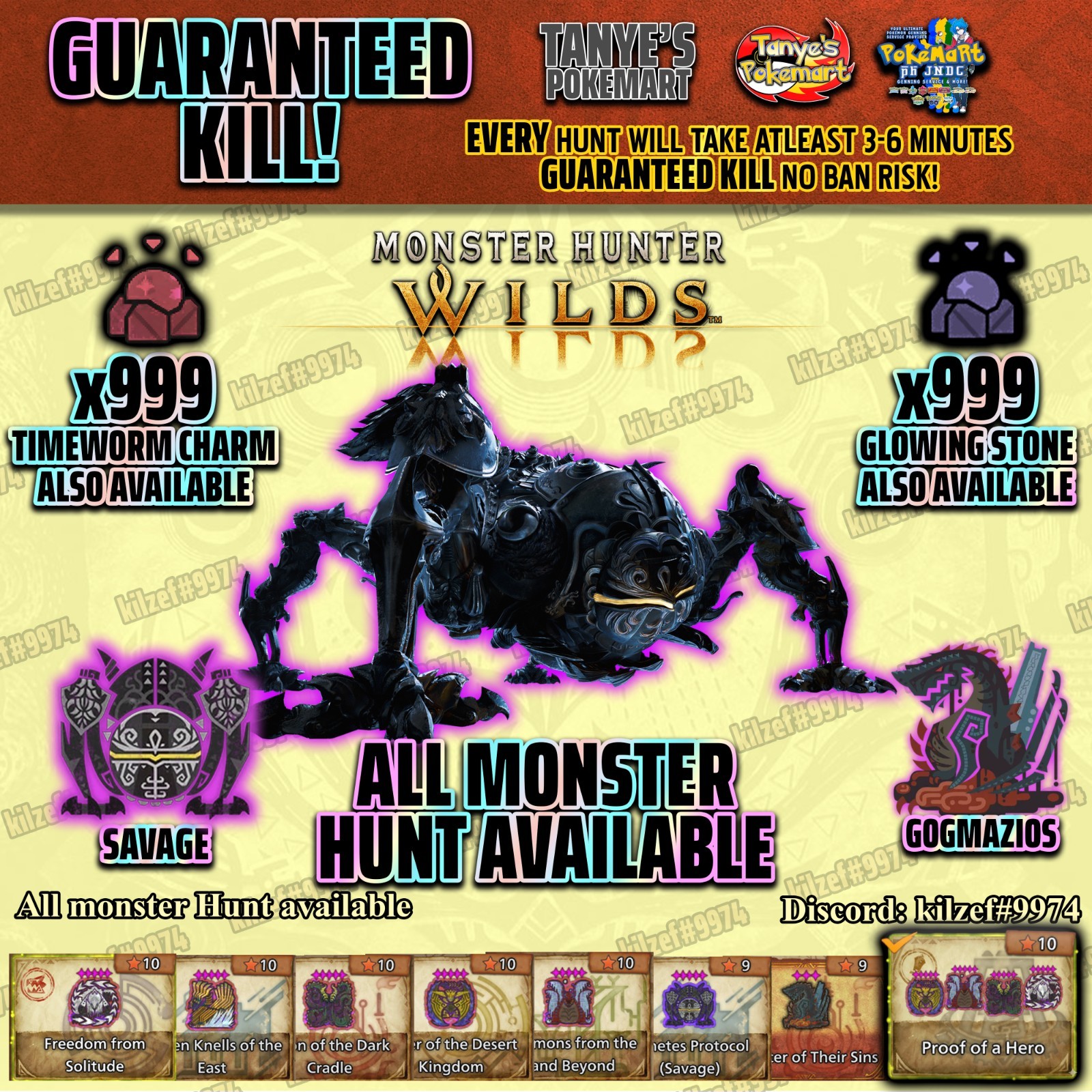 Monster Hunter Wilds Gogmazios Omega Timeworn Charms AT Arkveld PS PC Xbox Monster Hunter Wilds Gogmazios Omega Timeworn Charms AT Arkveld PS PC Xbox