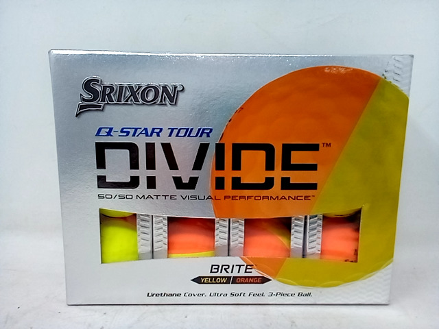 Srixon Q-Star Tour Divide Golf Balls Yellow/Orange