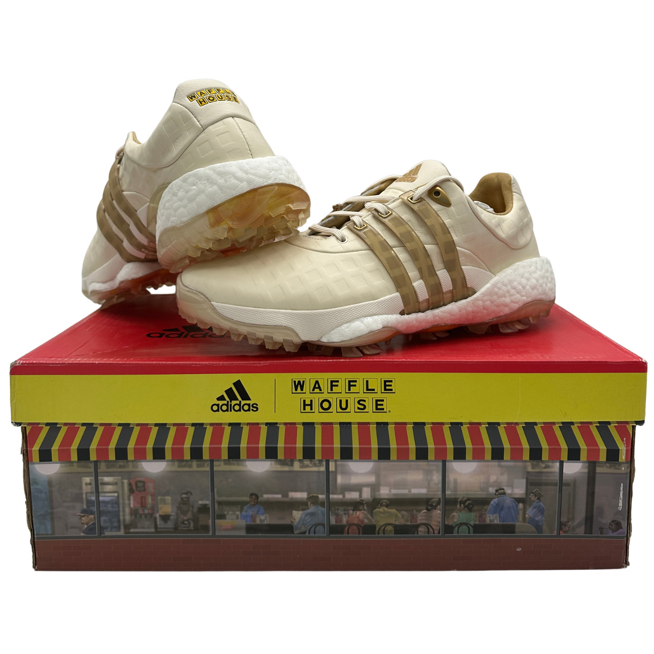 Adidas Waffle House Special Edition Golf Shoe RARE Tour360