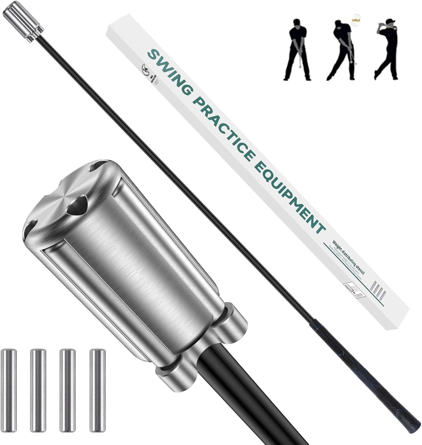 Golf Swing Trainer Aid, Weighted Golf Grip Trainer for Improve Swing Speed and C Golf Swing Trainer Aid, Weighted Golf Grip Trainer for Improve Swing Speed and C