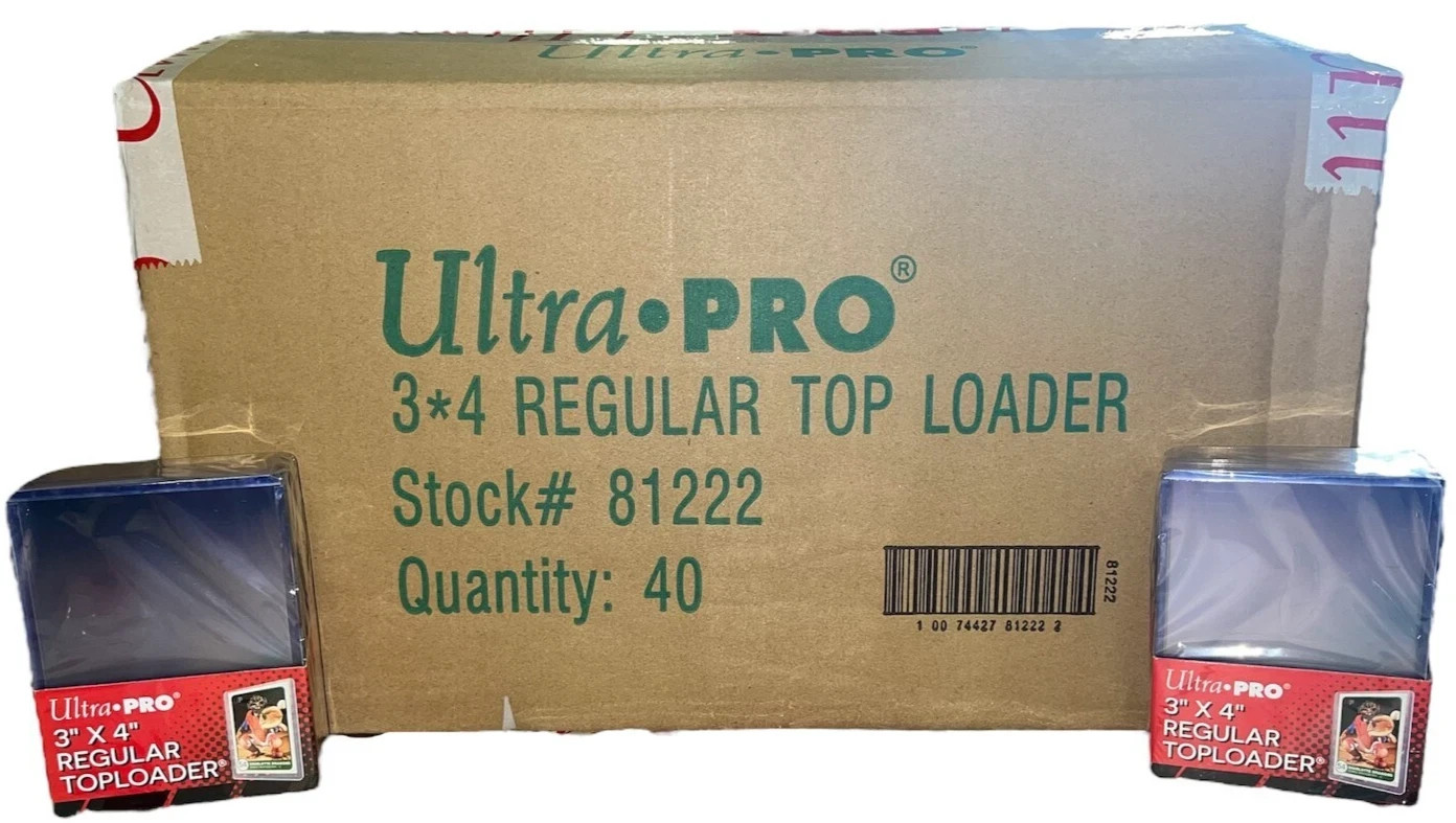 1000 Ultra Pro Regular 3 x 4 Inch Toploaders SEALED CASE Brand New Top Loader 1000 Ultra Pro Regular 3 x 4 Inch Toploaders SEALED CASE Brand New Top Loader