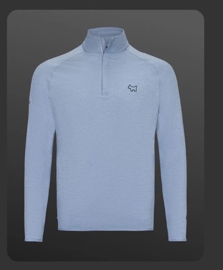 Scotty Cameron Cookie Cutter Scotty Dog Stealth Stripe Crown 1/4 Zip - XL Scotty Cameron Cookie Cutter Scotty Dog Stealth Stripe Crown 1/4 Zip - XL