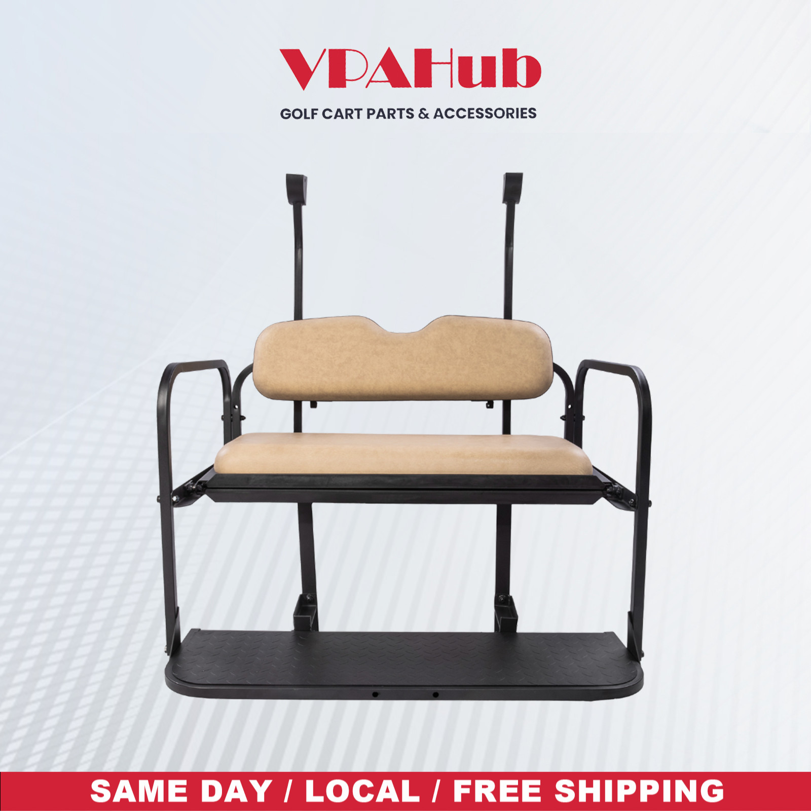 VPAHub Club Car Precedent Tempo Flip Folding Beige Seat Kit VPAHub Club Car Precedent Tempo Flip Folding Beige Seat Kit