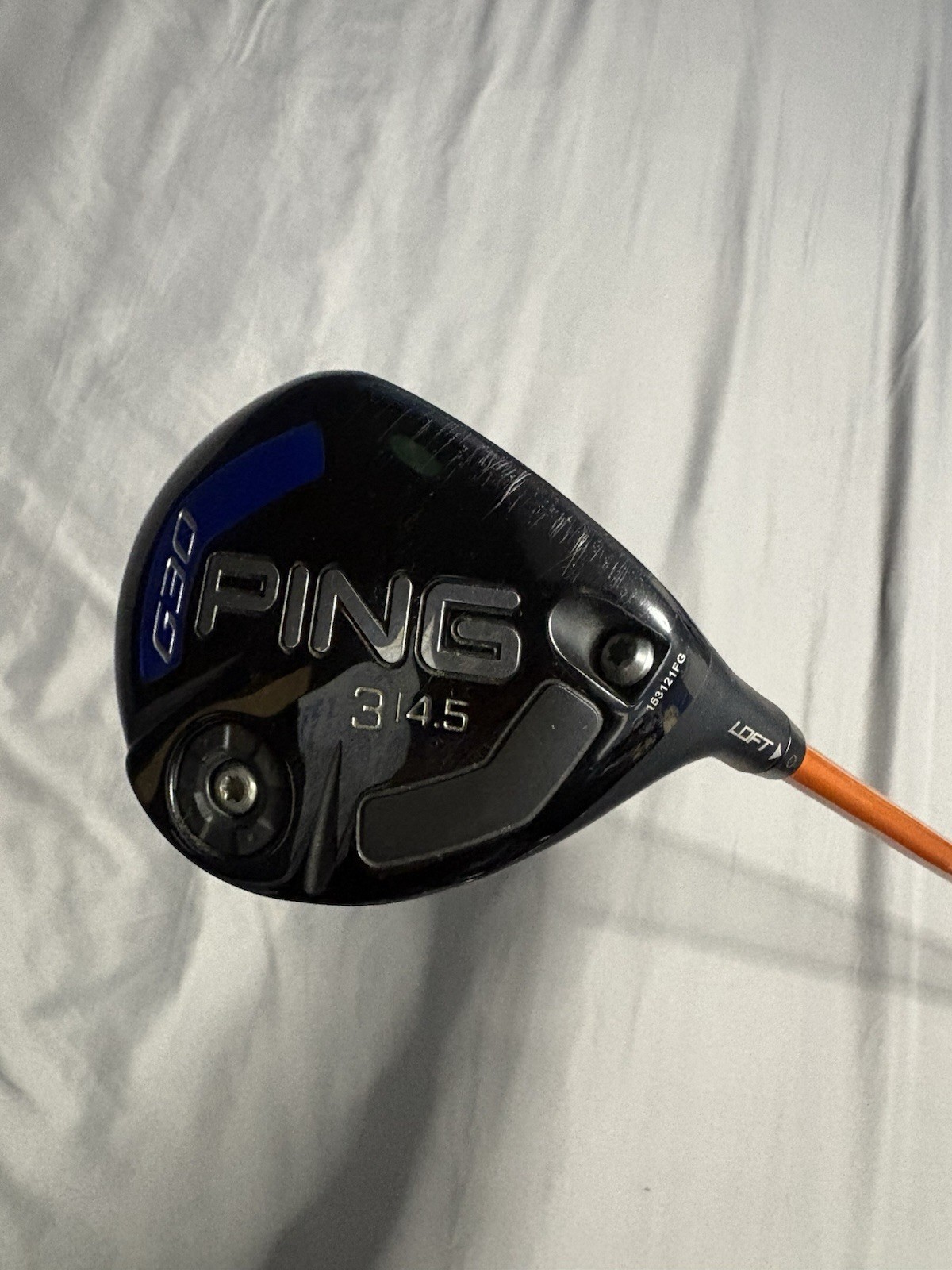 PING G30 3-Wood Fairway Wood 14.5° RH Graphite Design Tour AD DI-6S Stiff PING G30 3-Wood Fairway Wood 14.5° RH Graphite Design Tour AD DI-6S Stiff