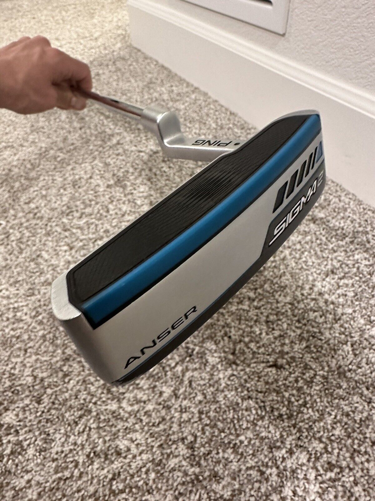 Ping Sigma Anser Platinum 34” Putter And Counterbalance Grip