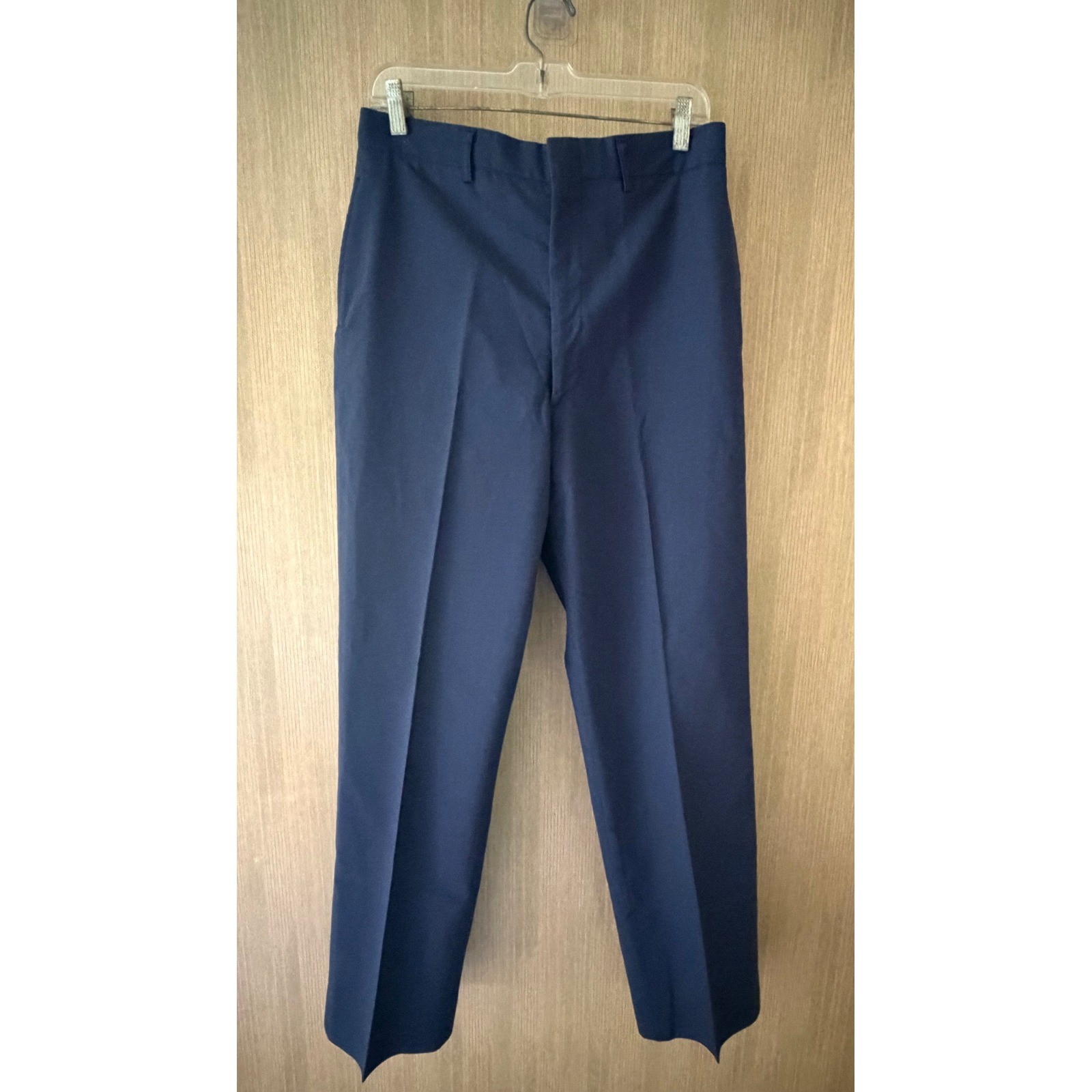 Watauga Apparel US Air Force Trousers Mens 35L 1549 Blue Poly Wool Tropical EX Watauga Apparel US Air Force Trousers Mens 35L 1549 Blue Poly Wool Tropical EX