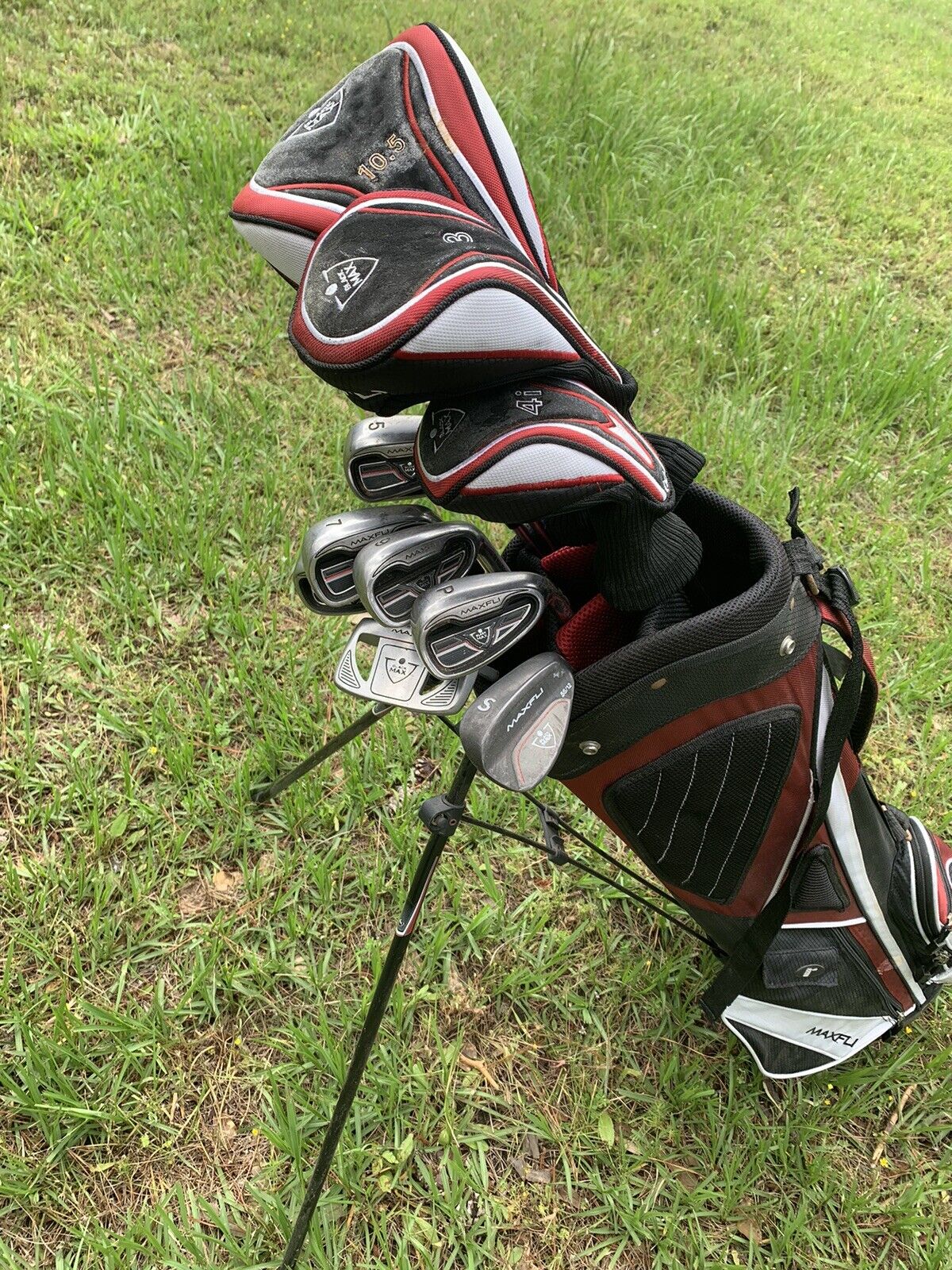 golf club set with bag (maxfli blackmax topflight) 12 Piece