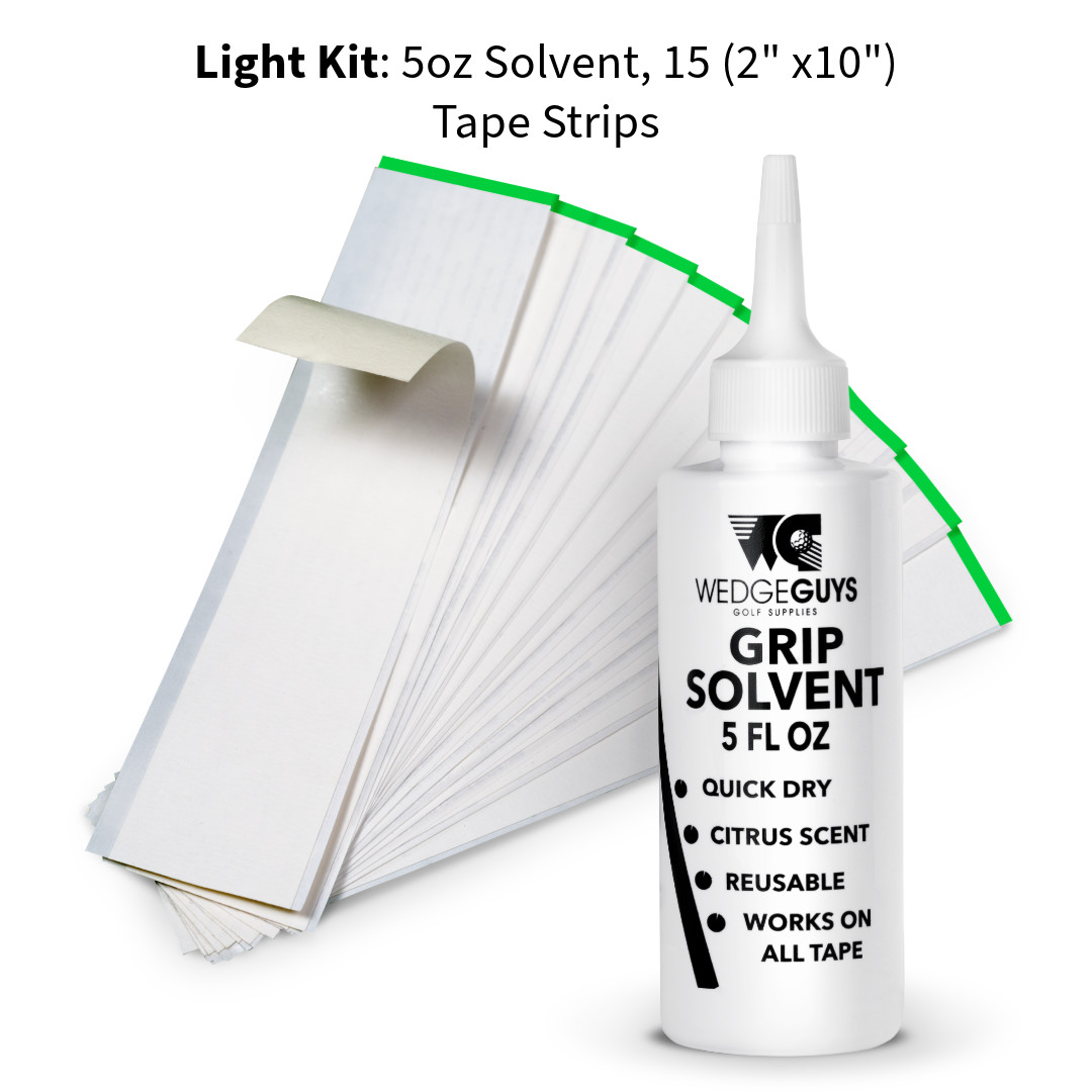 Wedge Guys Golf Club Grip Kit - Options: Solvent, Grip Tape, Vise, Hook Blade Wedge Guys Golf Club Grip Kit - Options: Solvent, Grip Tape, Vise, Hook Blade