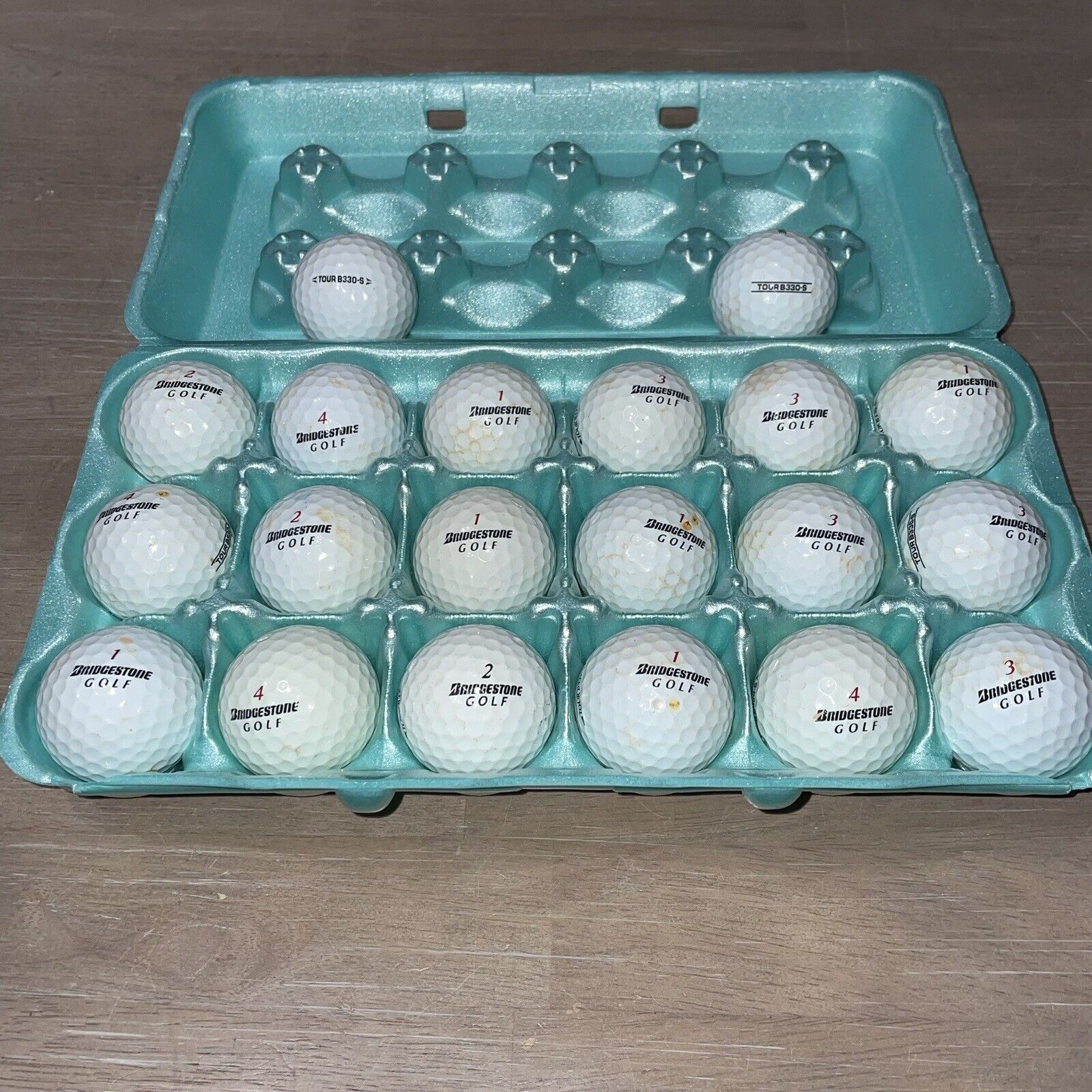 20 - Bridgestone Golf Tour B330-S Used Golf Balls
