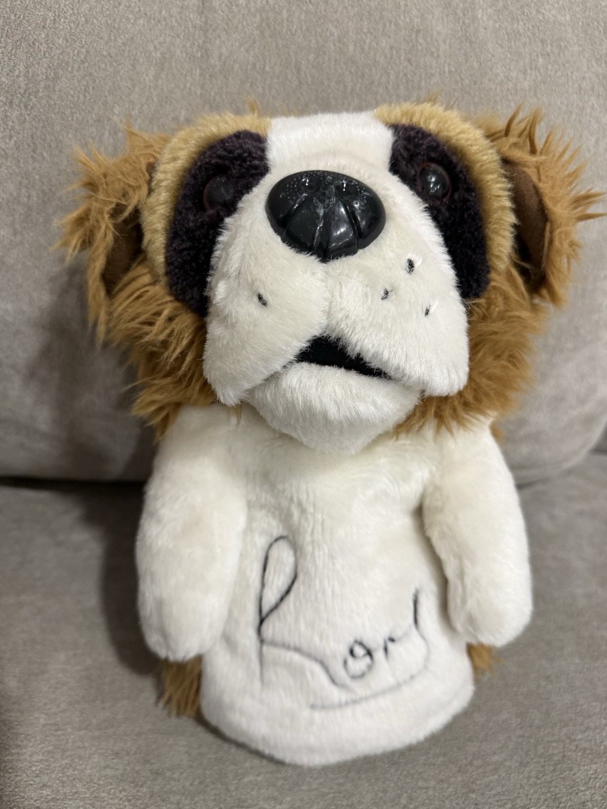 Rory McIlroy Plush St. Bernard Dog Golf Club Head Cover Premier Licensing, USED