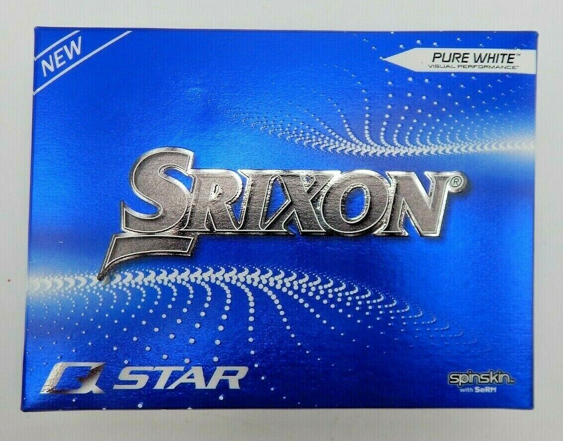 Srixon Q-Star Golf Ball (Pure White) Dozen New In box