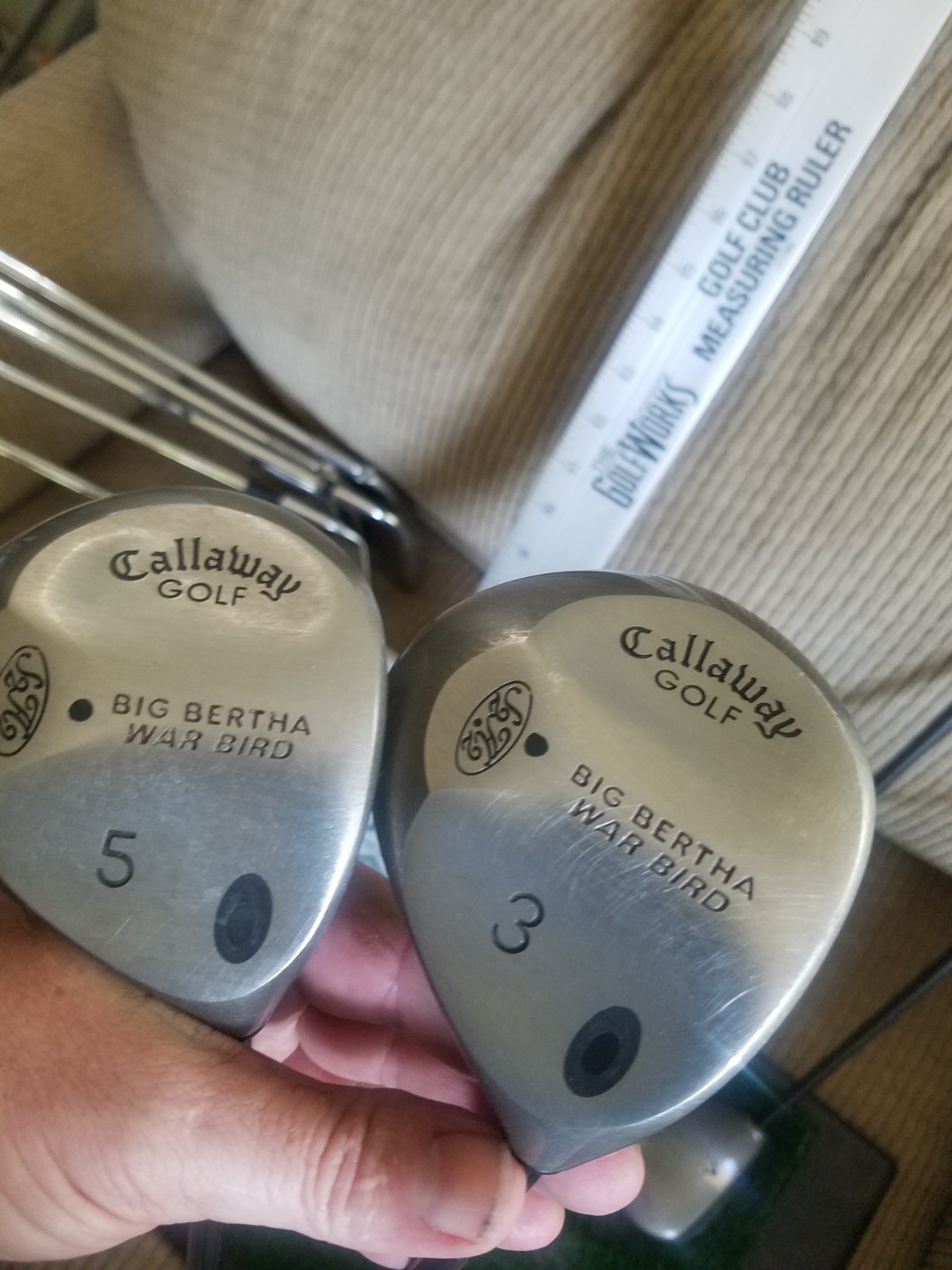 Callaway Big Bertha Warbird Fairway Wood Set..#3&5 Woods.. Factory Regular MRH. Callaway Big Bertha Warbird Fairway Wood Set..#3&5 Woods.. Factory Regular MRH.