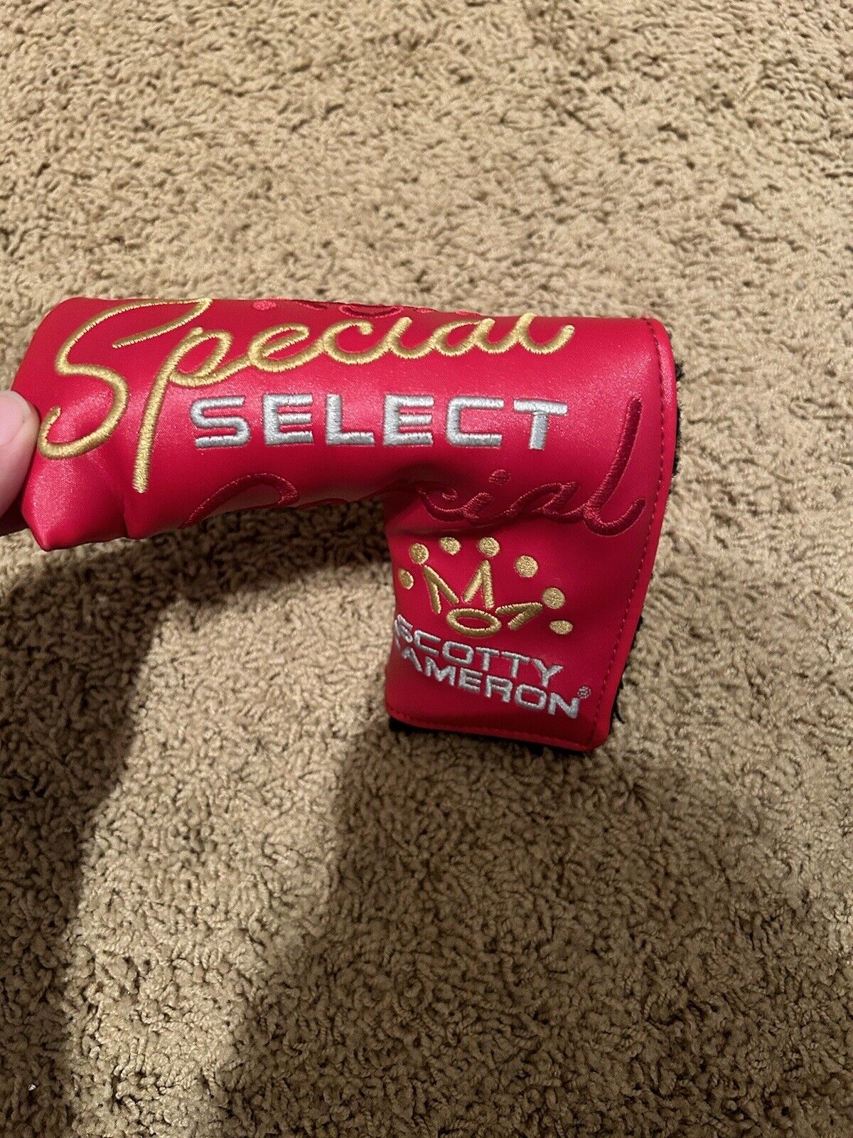 SCOTTY CAMERON SPECIAL SELECT PUTTER HEADCOVER for Newport 2, 2.5 & Fastback