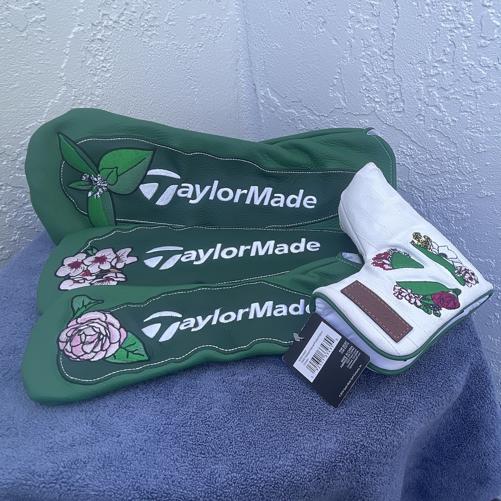 2021 Taylormade Masters Headcover Set 2021 Taylormade Masters Headcover Set