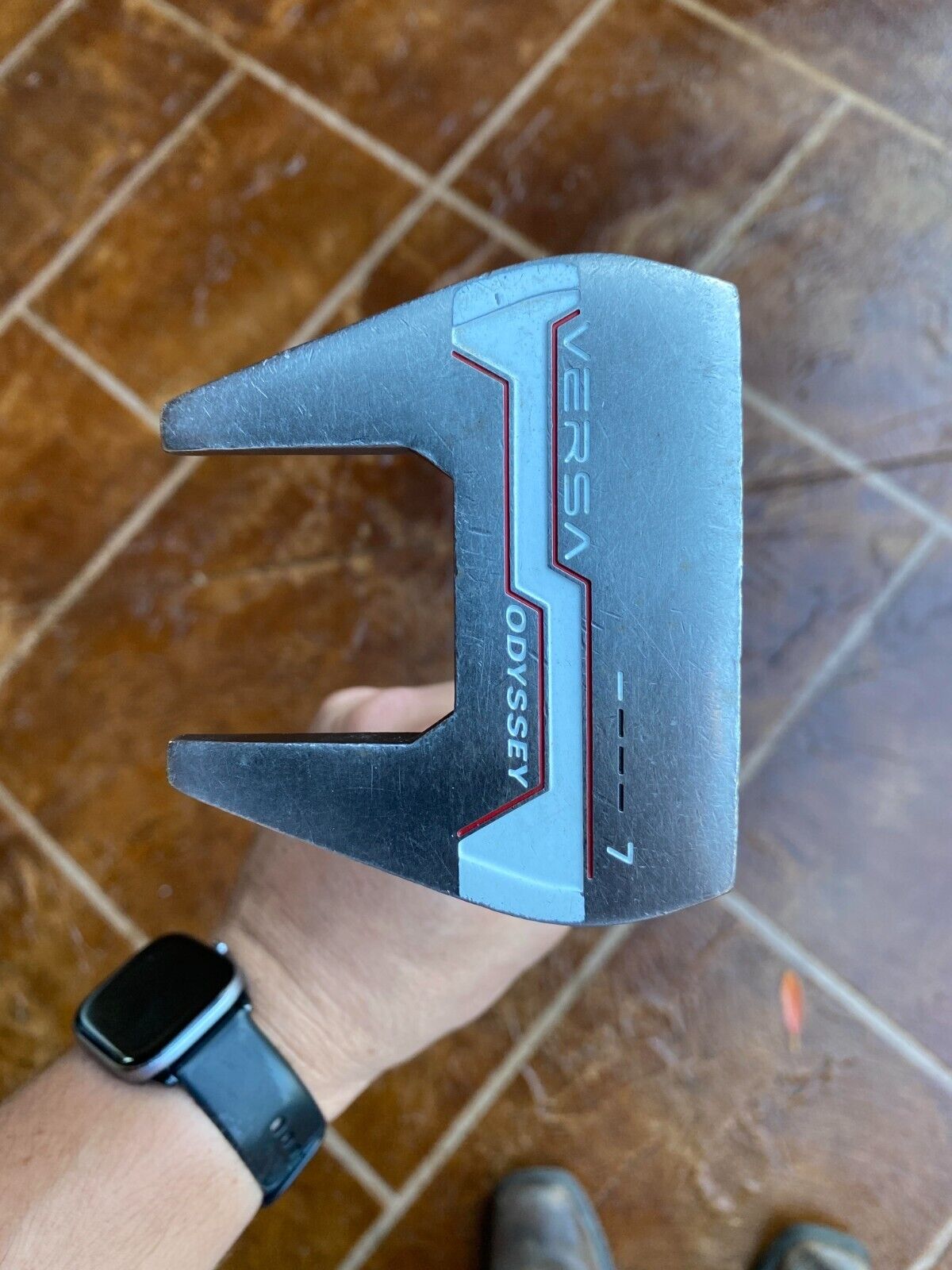 odyssey versa 7 putter Right handed Super Stroke Flatso 33 inches 
