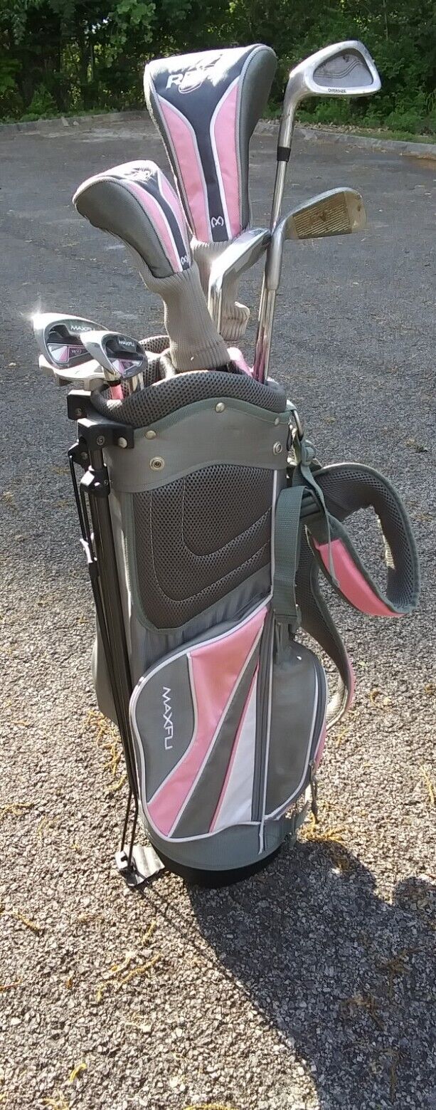 Maxfli Rev2 Girls Junior Golf Set - 8 Club Set w/ Bag Pink Nice