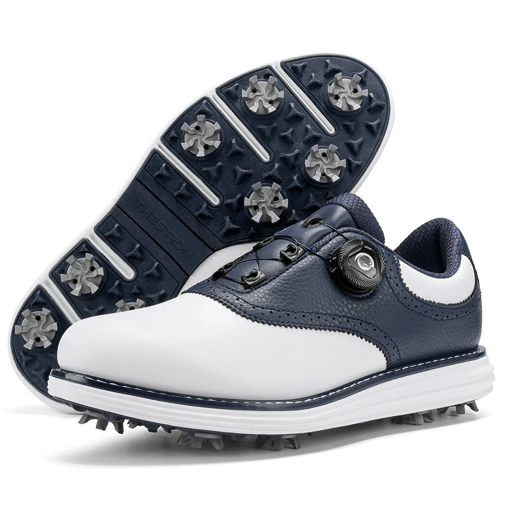 Men\'s Professional Spiked Golf Shoes Waterproof Anti-collision Toe Sneakers Men\'s Professional Spiked Golf Shoes Waterproof Anti-collision Toe Sneakers