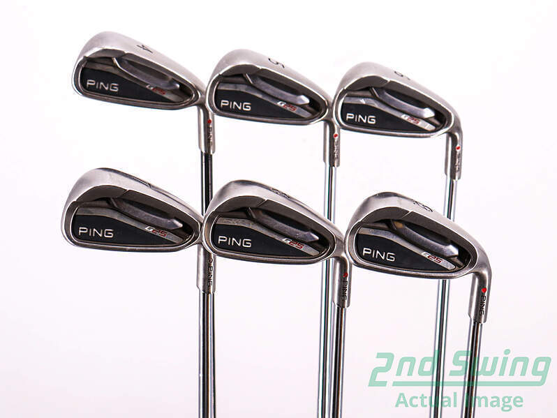 Ping G25 Iron Set 4-9 Iron Steel Stiff Right Red dot 38.5in
