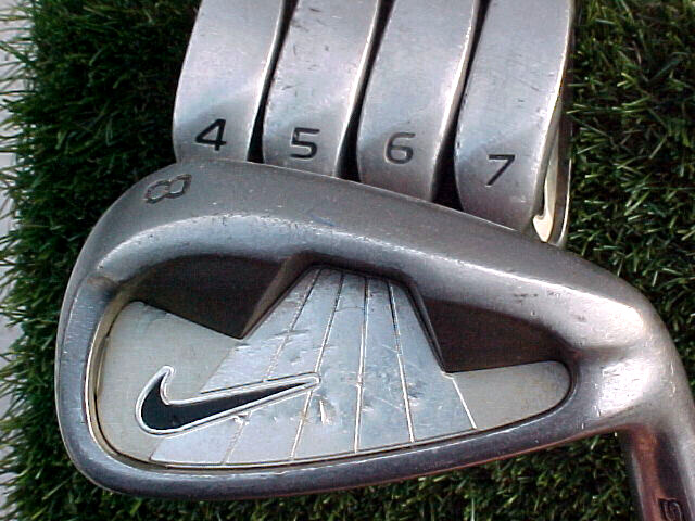 NIKE NDS Stainless Steel Golf Clubs Set 4 5 6 7 8 Irons All Original w Uniflex