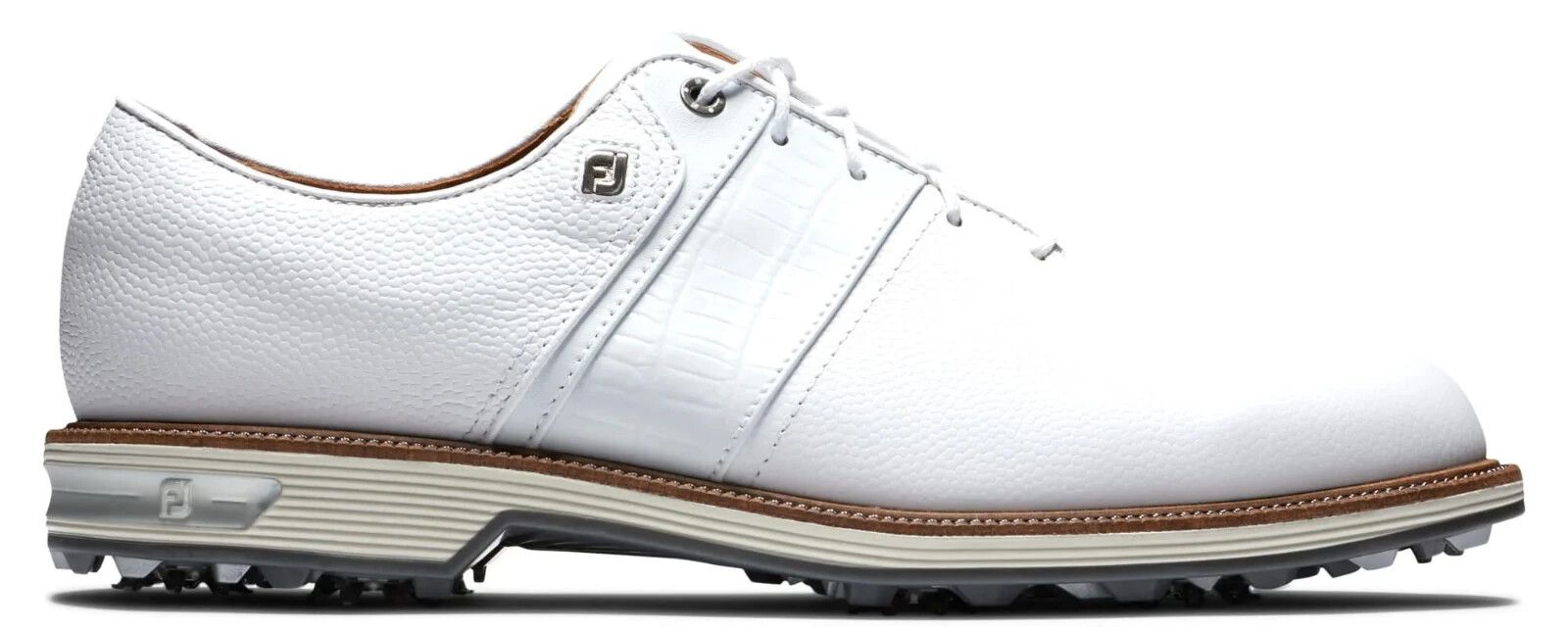 FootJoy Dryjoys Premiere Series Packard Golf Shoes - White 53908-BLEMS FootJoy Dryjoys Premiere Series Packard Golf Shoes - White 53908-BLEMS