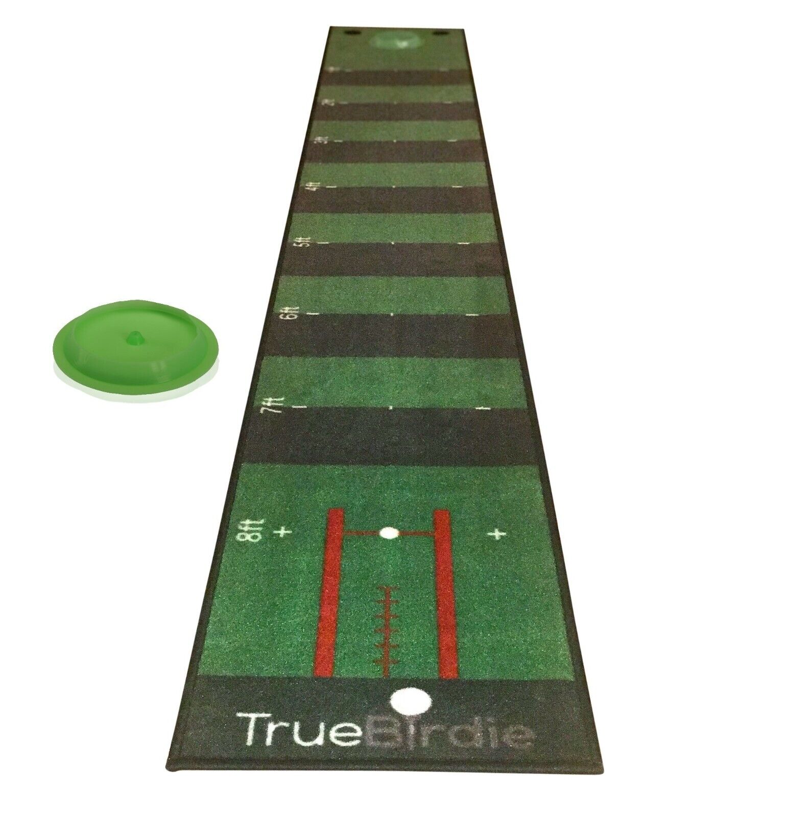 10ft Indoor Putting Mat with Putting Green Alignment Tool and Cup  *Returned
