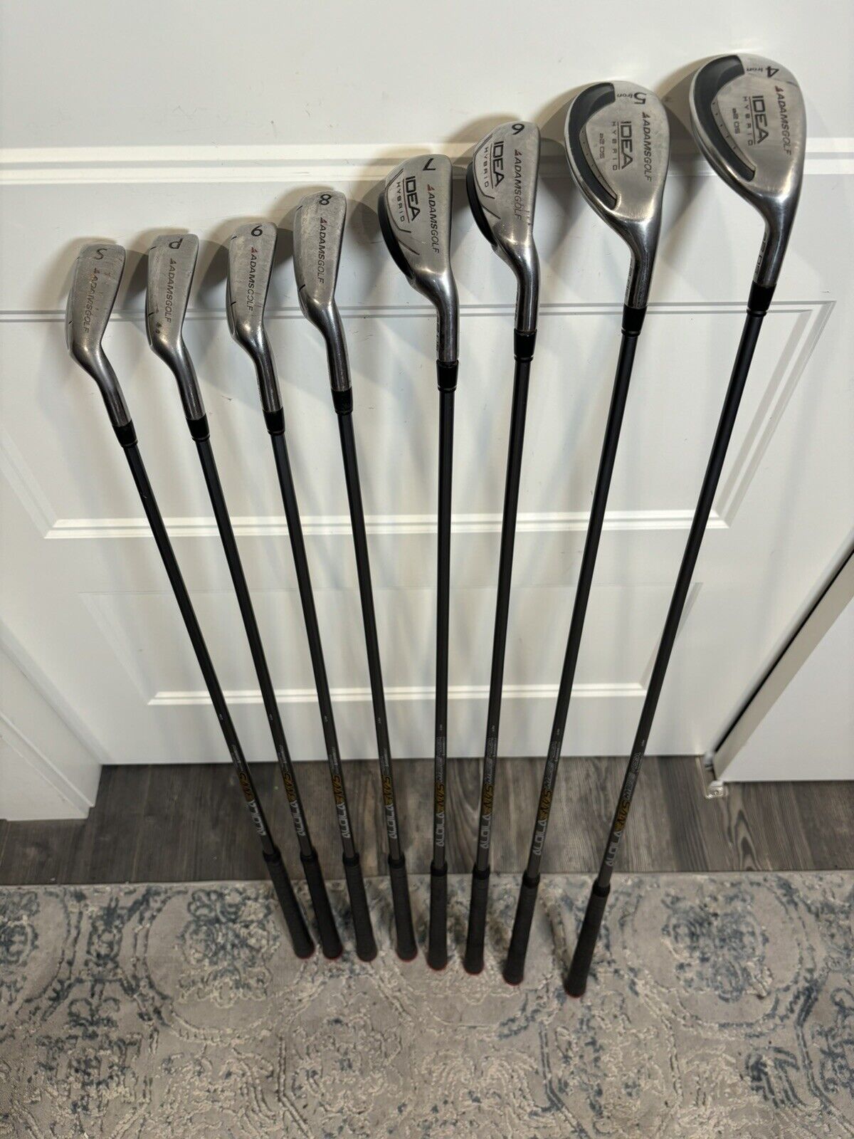Adams Golf Idea Hybrid A2 OS Iron Set 4-SW Aldila NVS Lite Graphite Shaft RH
