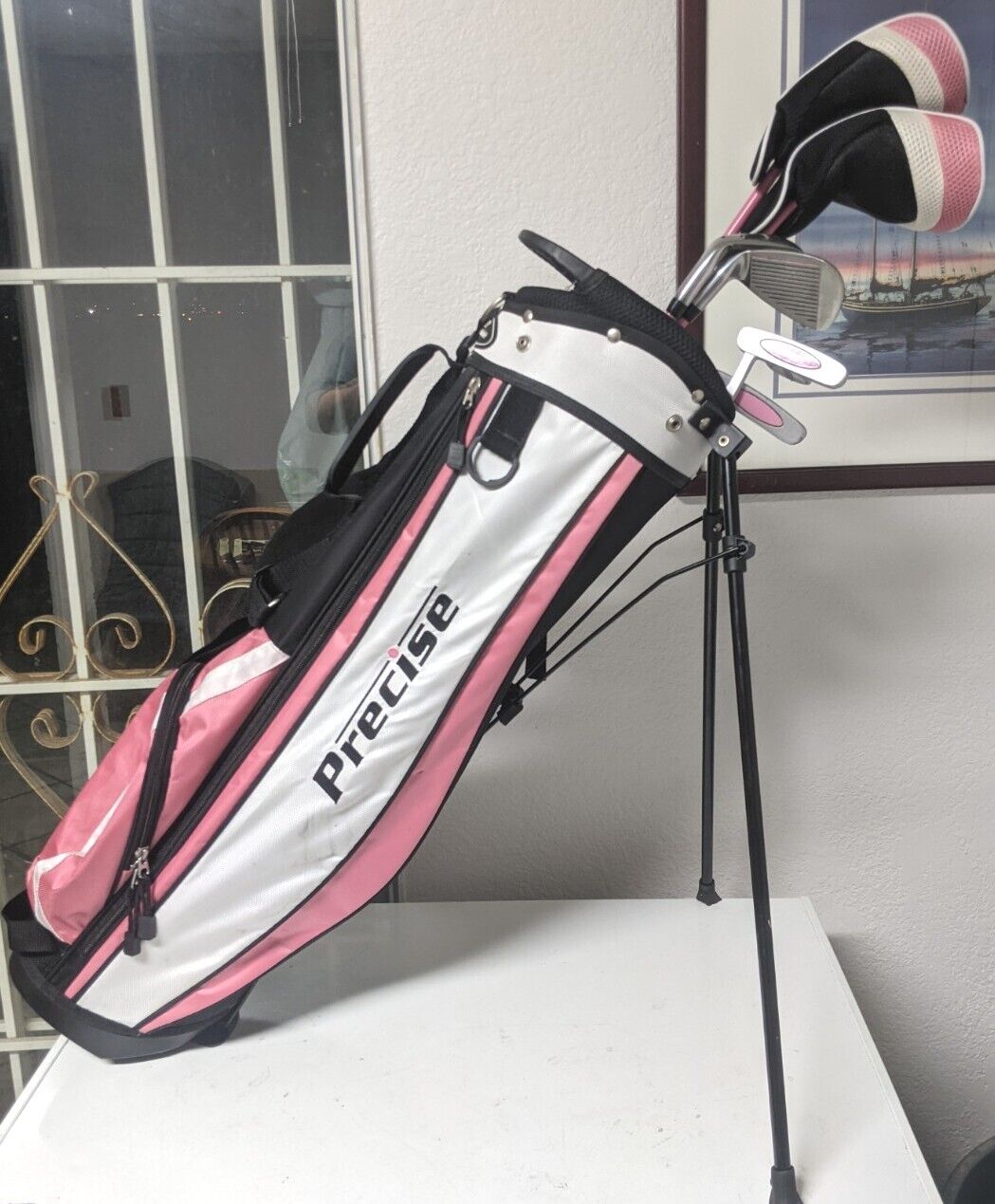 Precise Golf Co. X7 Junior Complete Golf Club 6pc Set Pink Children\'s Kids (RH)