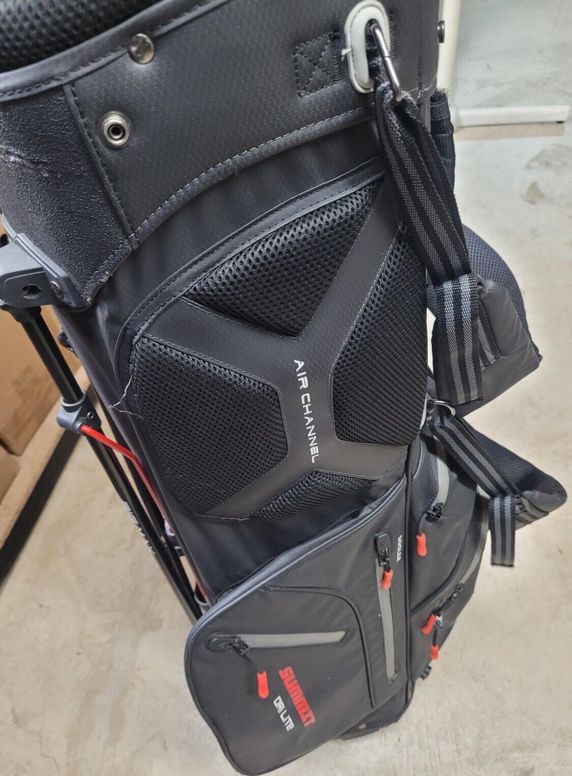 Big Max Dri Lite Hybrid Golf Bag 14 Way Divider 7 Pockets Rain Hood