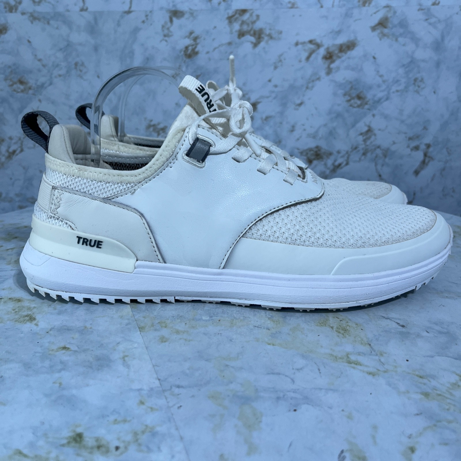 TRUE Linkswear Lux Hybrid Men\'s Size 11.5 Golf Shoes White Spikeless Sneakers TRUE Linkswear Lux Hybrid Men\'s Size 11.5 Golf Shoes White Spikeless Sneakers
