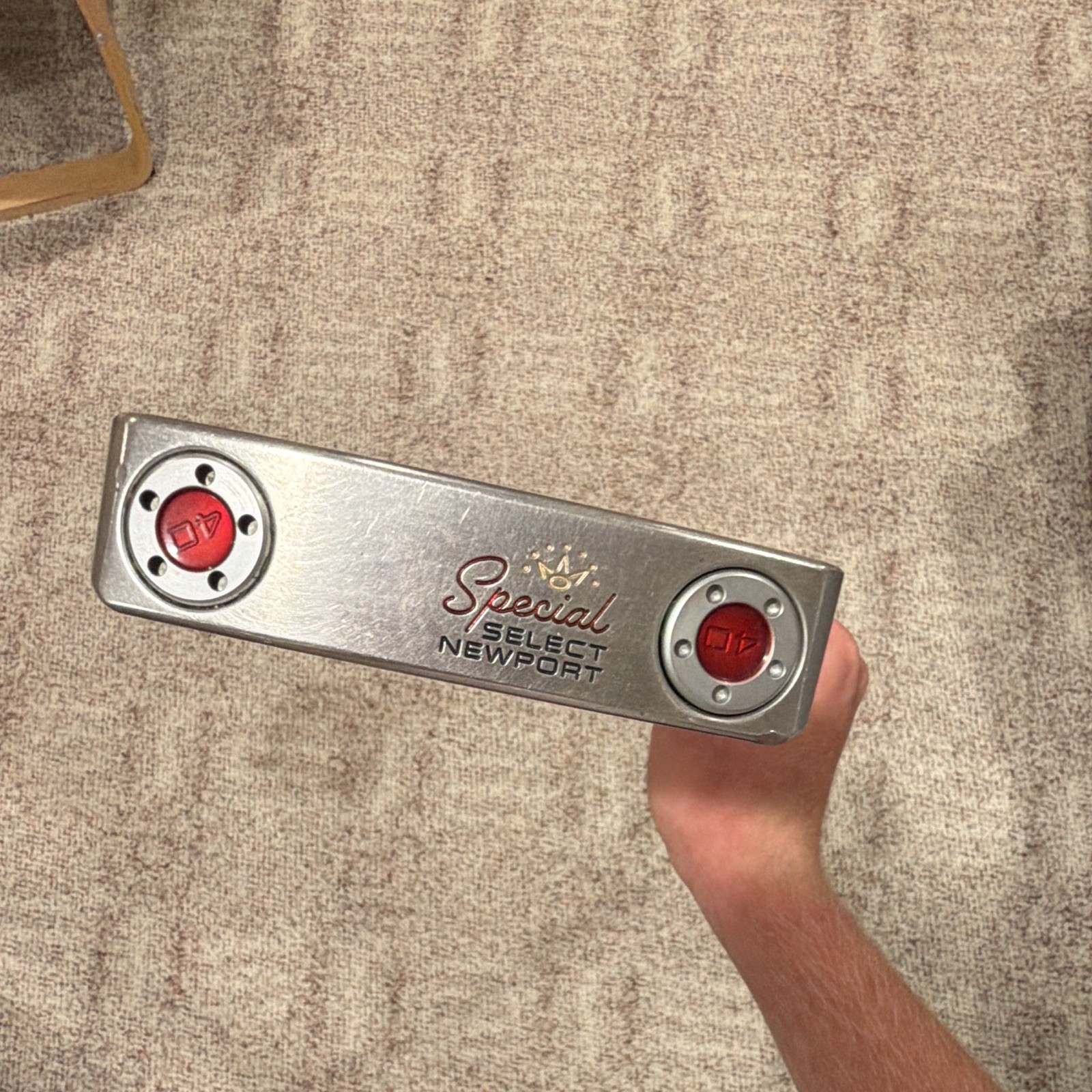 Scotty Cameron Special Select Newport RH Blade Putter Steel Shaft Used (35 IN) Scotty Cameron Special Select Newport RH Blade Putter Steel Shaft Used (35 IN)