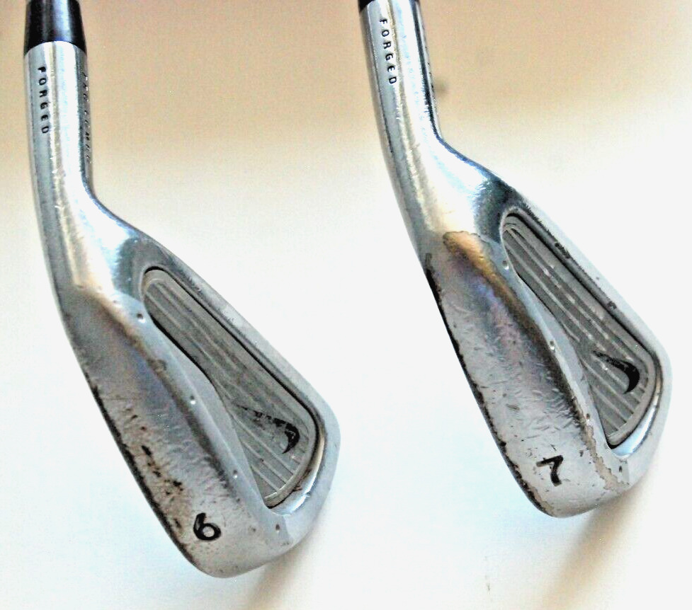 Nike Forged  6+7 Irons Steel S300 Stiff Right Handed #1281