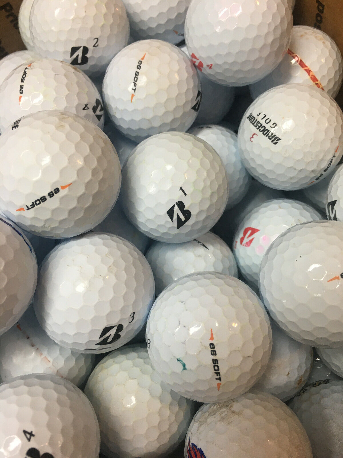 15 Bridgestone E6 Soft Premium AAA Used Golf Balls