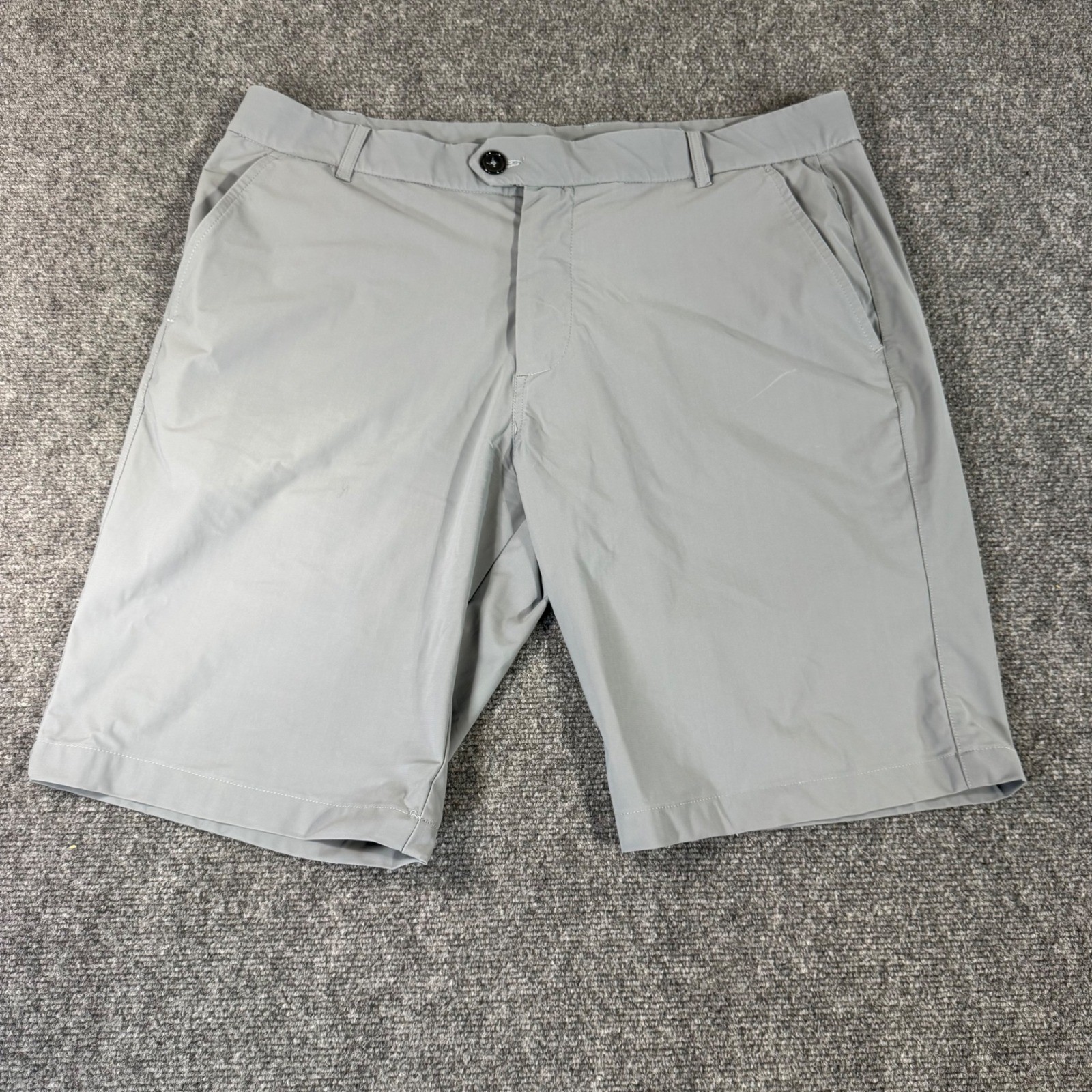 Greyson Montauk Golf Shorts Mens 38 Light Gray Technical Performance Athletic Greyson Montauk Golf Shorts Mens 38 Light Gray Technical Performance Athletic