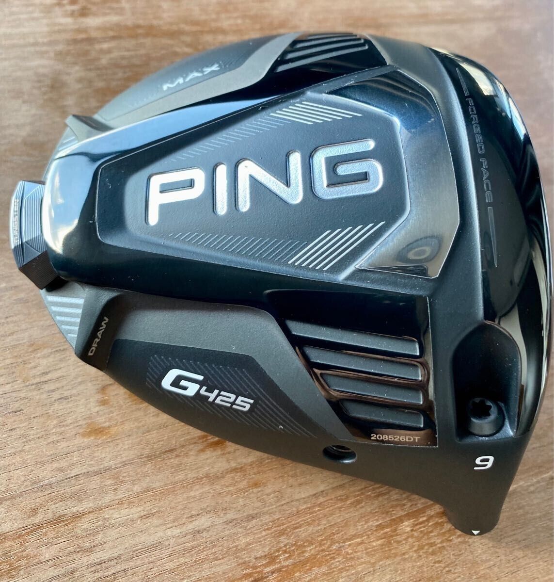 PING G425 MAX 9.0° Driver Head Only Right Handed with Head Cover＆Wrench