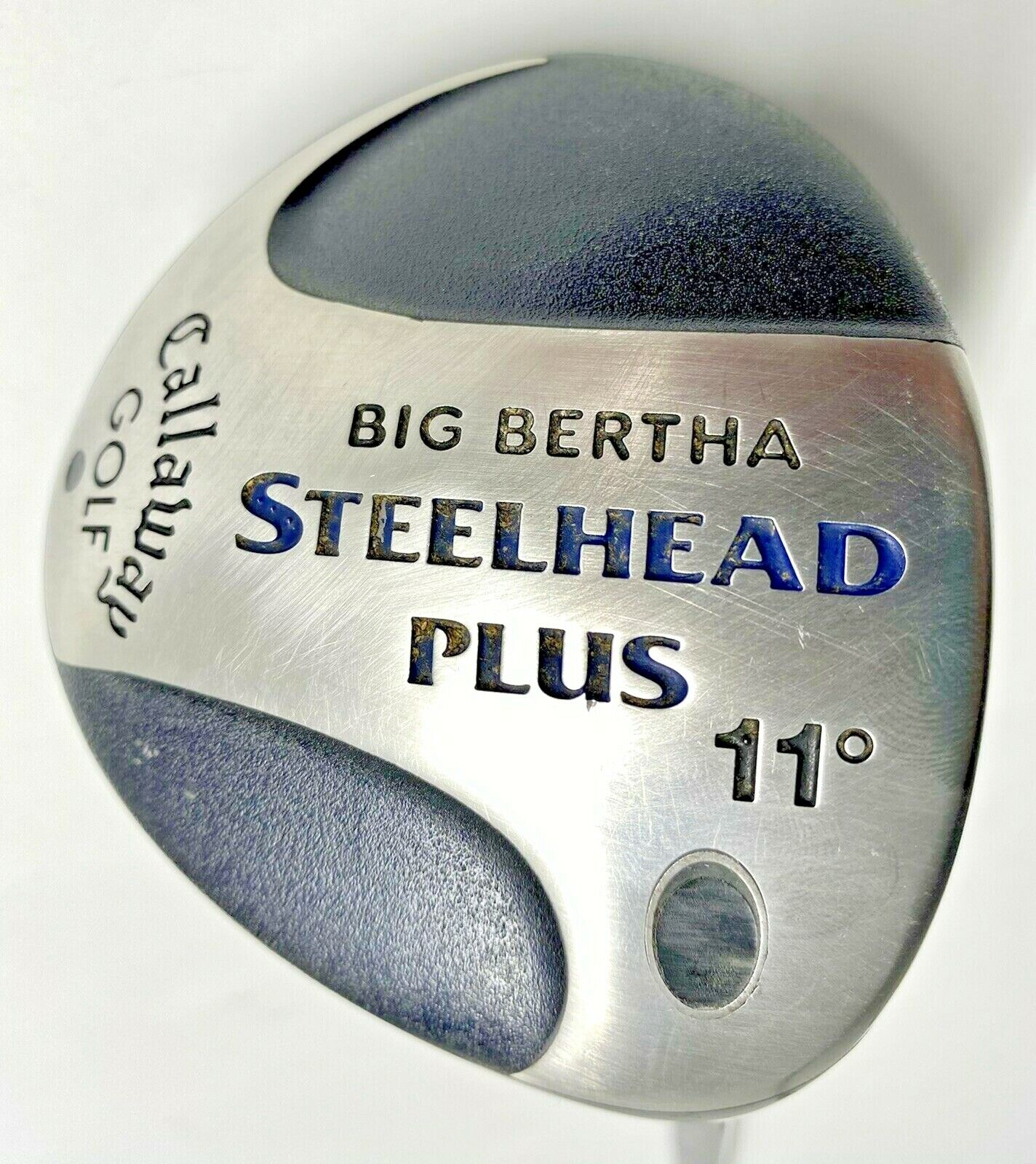 RH CALLAWAY Big Bertha Steelhead Plus 11* Driver Steel Shaft, Uniflex