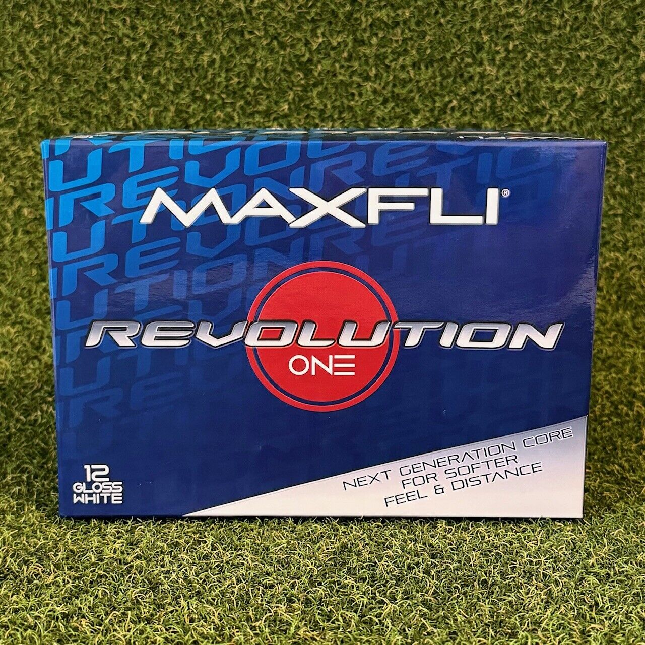 NEW 2023 Maxfli Revolution One Golf Balls Dozen (12-Pack) - Gloss White