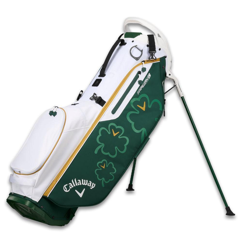 2024 Callaway Lucky Fairway C Stand Bag White/Green/Gold NEW