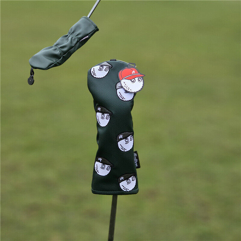 Malbon Golf Club Headcovers Driver Fairway Woods Cover  Head Covers Set-