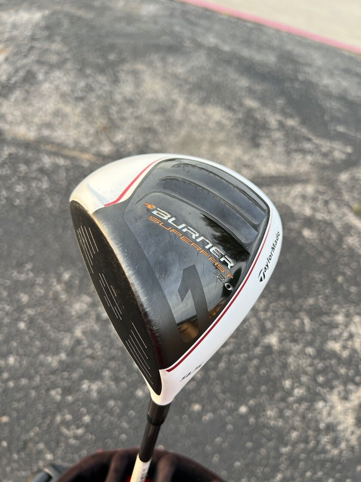 TaylorMade Burner 2.0 Superfast 9.5* Driver Stiff REAX 4.8 Shaft  RH With Cover