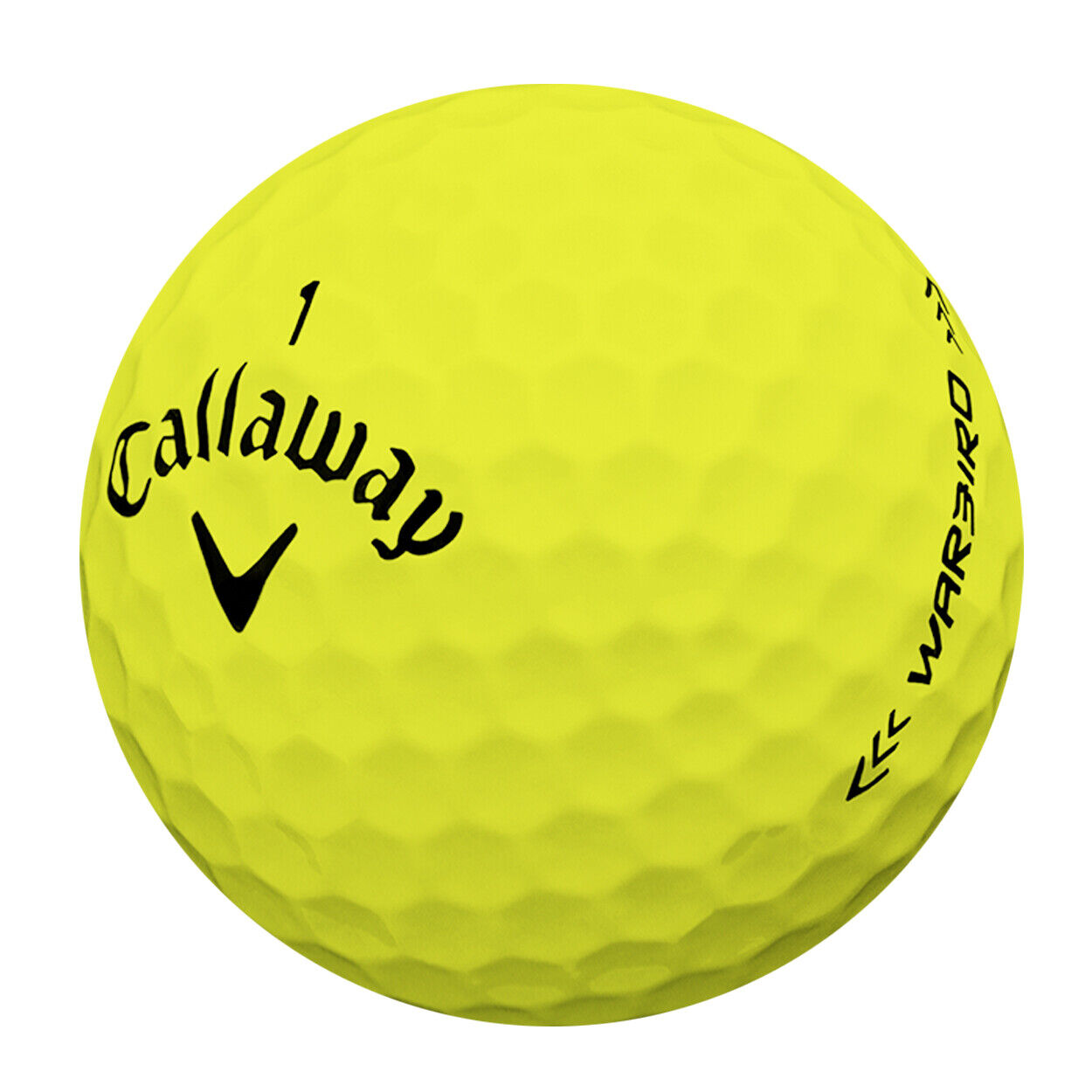 Callaway Warbird Bulk Golf Balls 24 (2 Dozen) Optic Yellow - New in Bulk Package