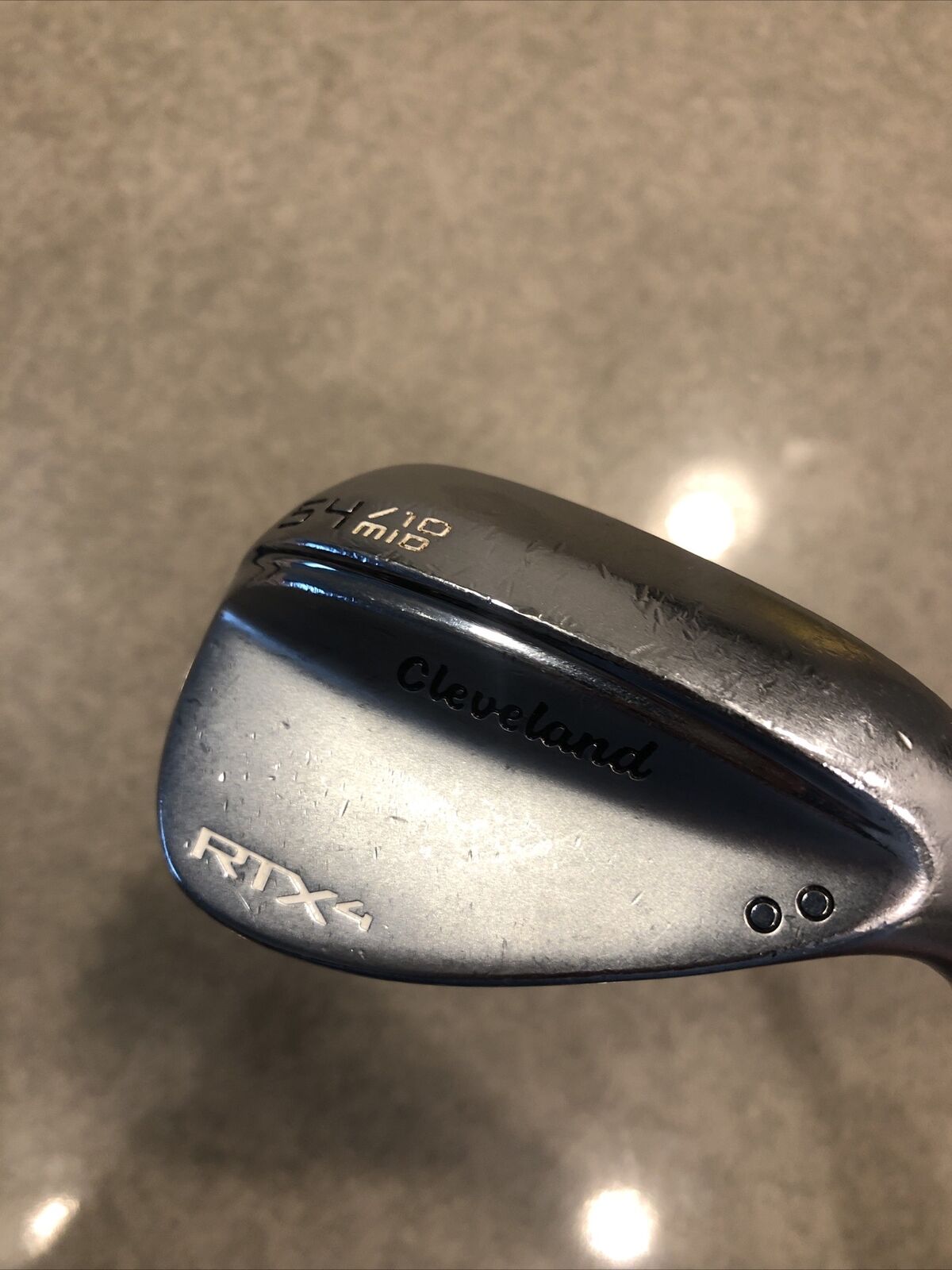 Cleveland RTX-4 Chrome 54-10 54° SW, Nippon NS Pro Wedge Shaft, VG Condition.