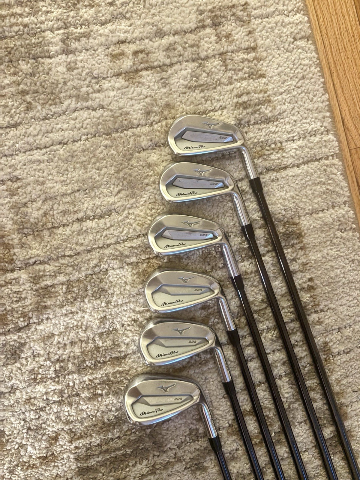 Mizuno Pro 223 Iron Set 5-PW KBS $-Taper 130 Mizuno Pro 223 Iron Set 5-PW KBS $-Taper 130