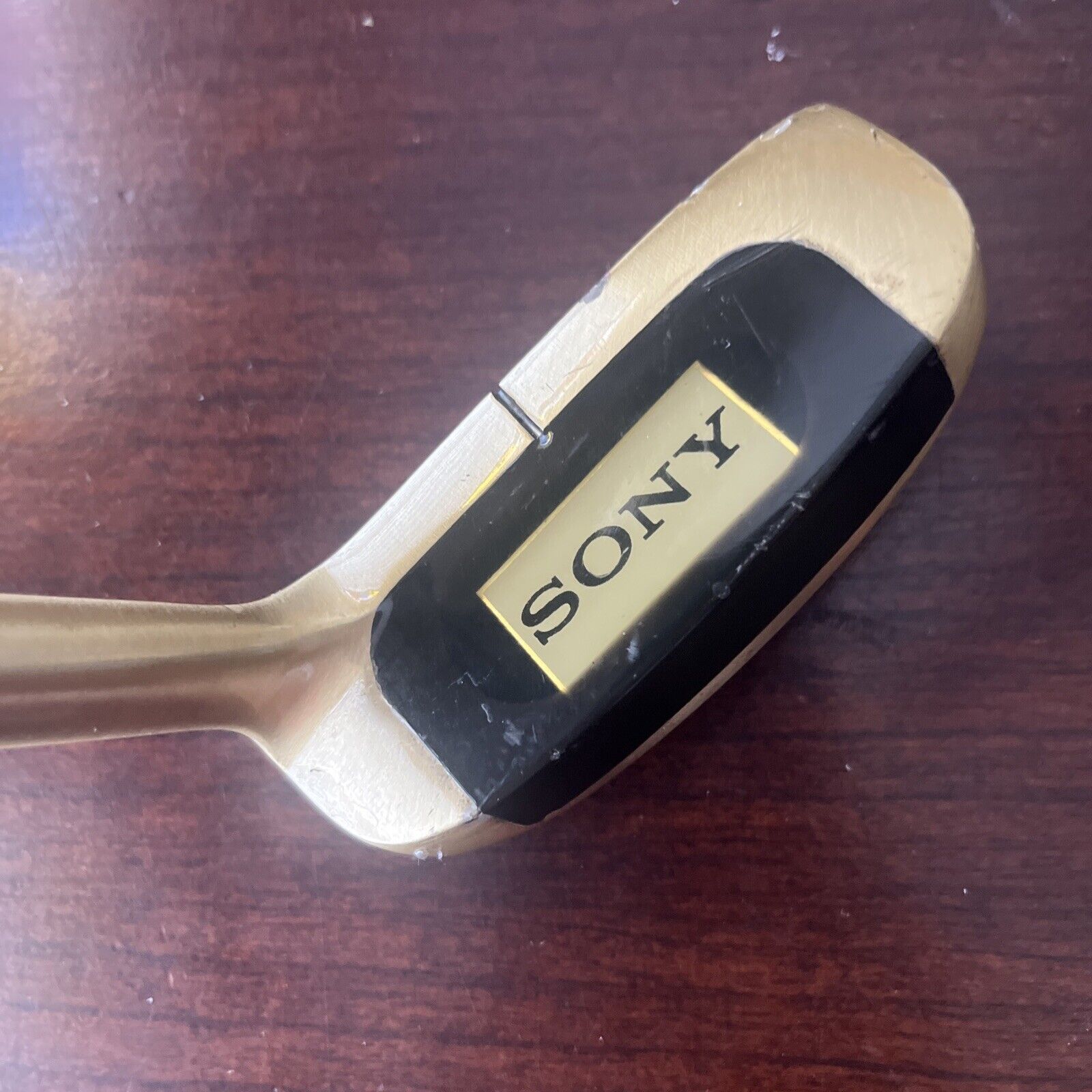 Vintage-Sony Golf -Blade putter- Gold. Very rare