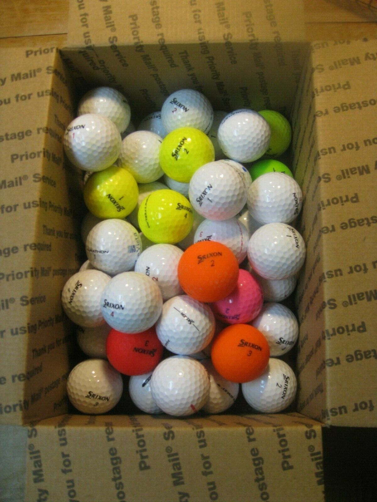 46 Srixon Golf Balls -- Z Star, Q Star, etc. - Popular Models -- AAAA Mint