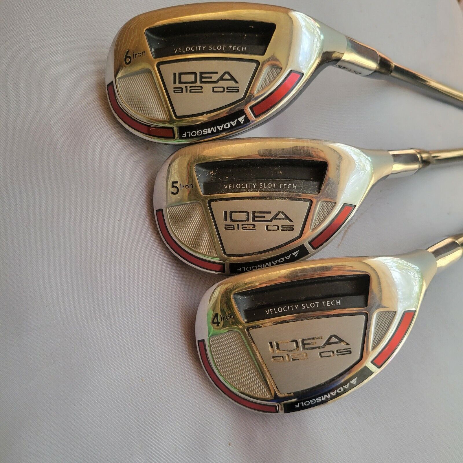 Adams Golf IDEA A12 OS VST 4, 5 & 6 Iron Hybrids 55 Lite Senior Flex Graphite RH